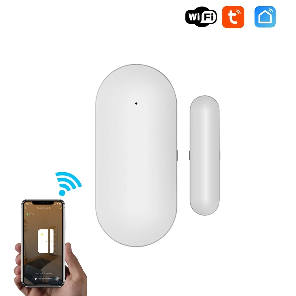 

Smart Home WiFi Door Sensor App Notification Window Detector Security Protection Alert Security Alarm