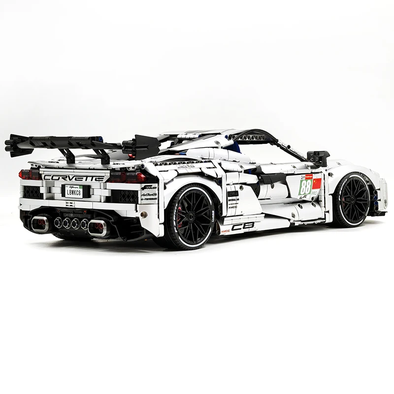 Высокотехнологичный скоростной гоночный автомобиль GULY 10622 MOC строительные блоки
