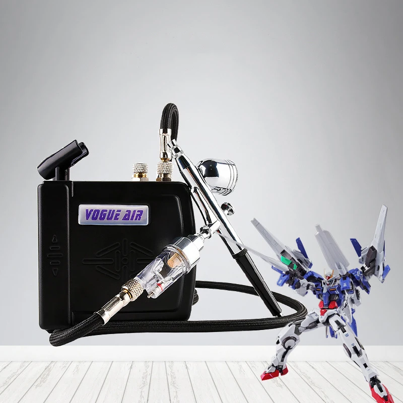 Air Pump Silent Mini Portable Airbrush Tool Tattoo Artwork Gundam Spray Paint Model Coloring Air Pump With Spray Gun