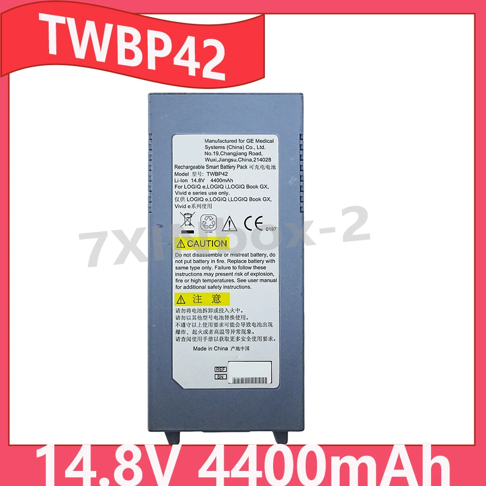 Фото TWBP42 14.8В 4400мАч Сменный аккумулятор для ультразвуковых аппаратов GE LOGIQ e, LOGIQ i, LOGIQ Book GX, Vivid e. №1