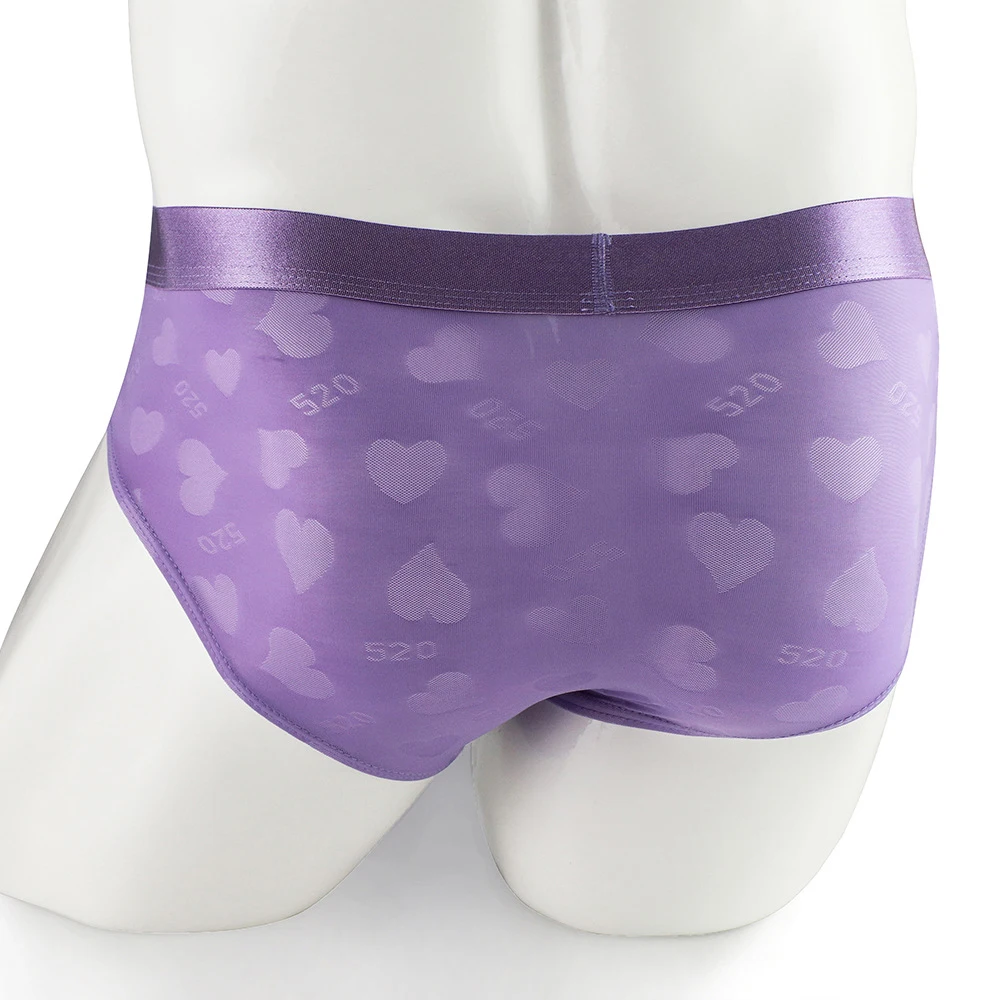 

Men's Panties Bullets Separate Briefs Comfortable Underpants Sexy Thin Shorts Love Jacquard Elephant Trunk Briefs Underwear