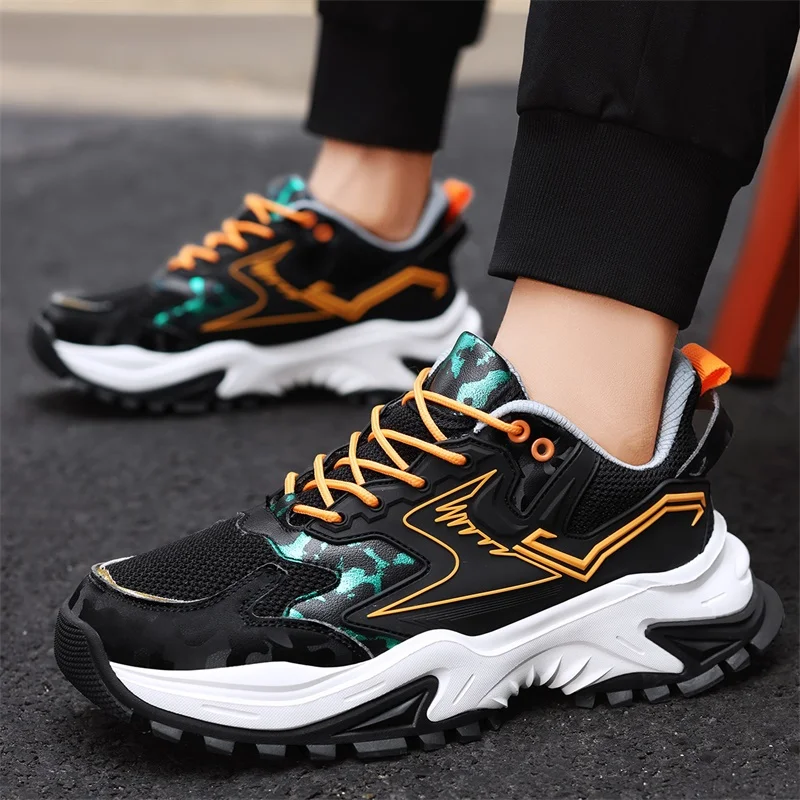 

Men's Casual Shoes New High Quality Thick bottom Outdoor Shoes Men Fashion Sneakers Hot Sale Comfortable Shoes