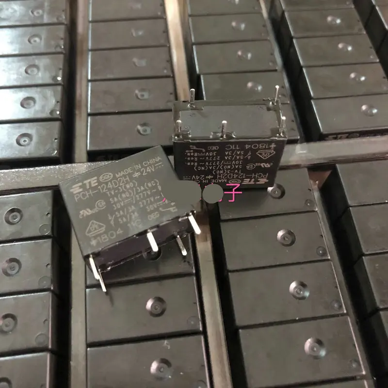 5 шт. PCH-124D2H PCH-112D2H 12 В 24 оригинальное реле TE 5A 5-контактный постоянный ток