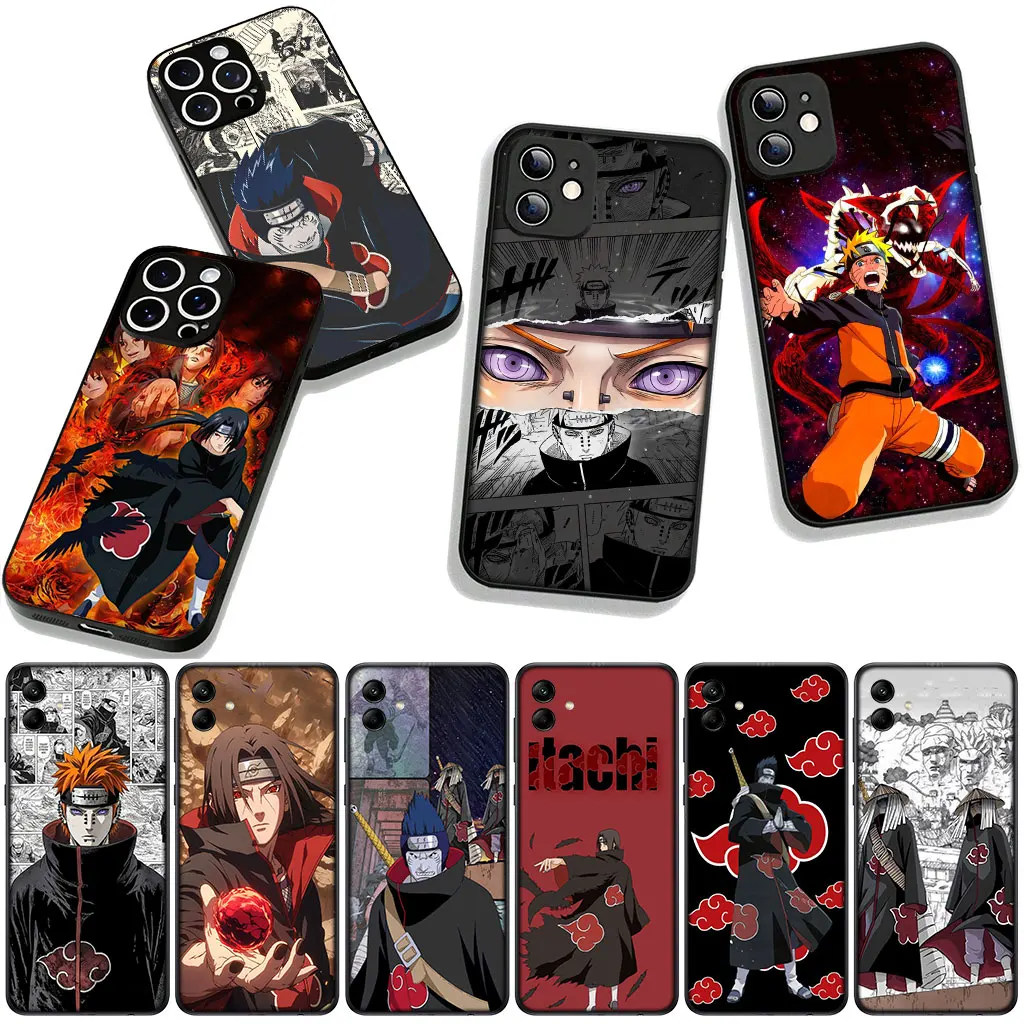 Чехол для Apple iPhone 16 15 14 Plus 13 12 Mini 17 Pro Max + ProMax 16E Air Phone Case Pain KISAME Narutos Akatsuki Itachi (art.: 3920d7b549fdf) - 3920d7b549fdf