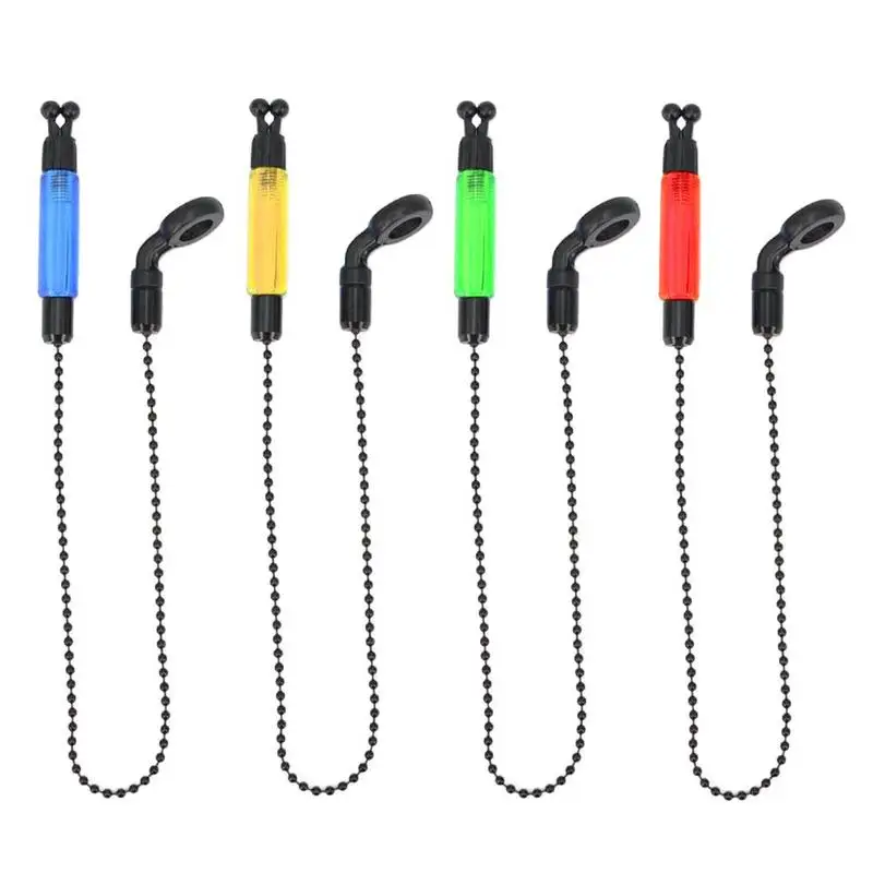 

Fishing Alarm Swinger Steel Chain Steel Aluminum Set Swinger Carp Fishing Indicator 4 Color Bite Alarm Fishing Tools 2022 Hot