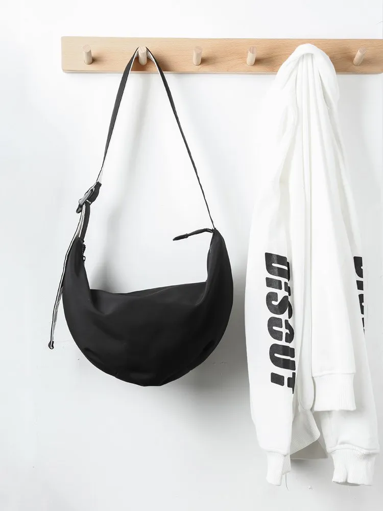 2023 Men's Sling Bag Casual Lightweights Zip Oxford Durable Travel Phone Chest Bag Waterproof Soft Multifunction For Youth