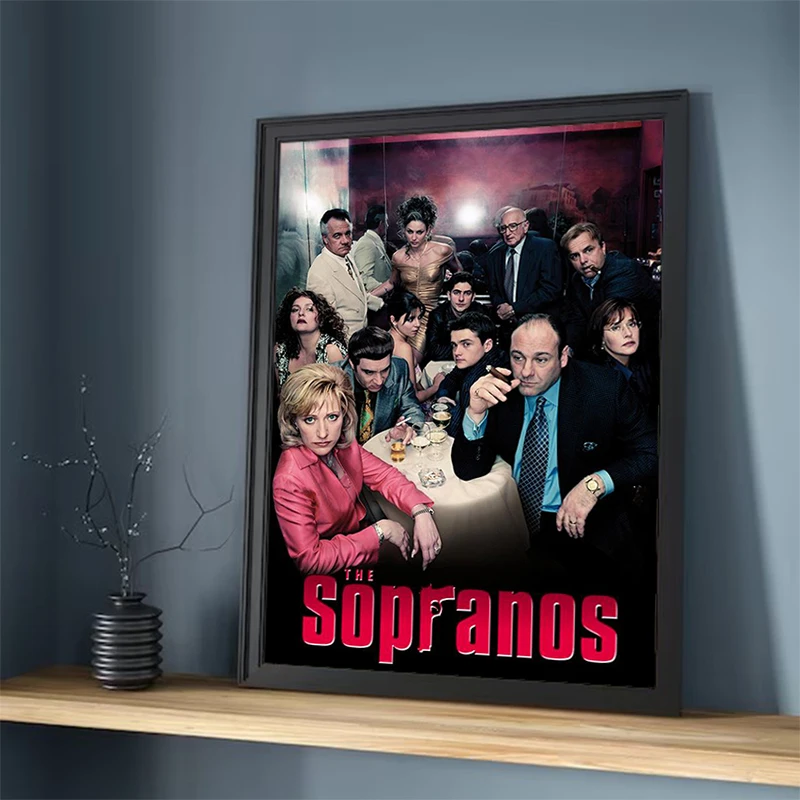 

Плакат «Семья Сопрано», классический сериал, шоу «Сопрано», печать на холсте, настенные художественные картины для гостиной, дома, без рамы