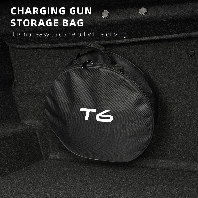 Автомобильная сумка-Органайзер для хранения кабелей Volvo T6 XC60 XC90 S60 V40 V50 V60 XC40 V70 V90 S90