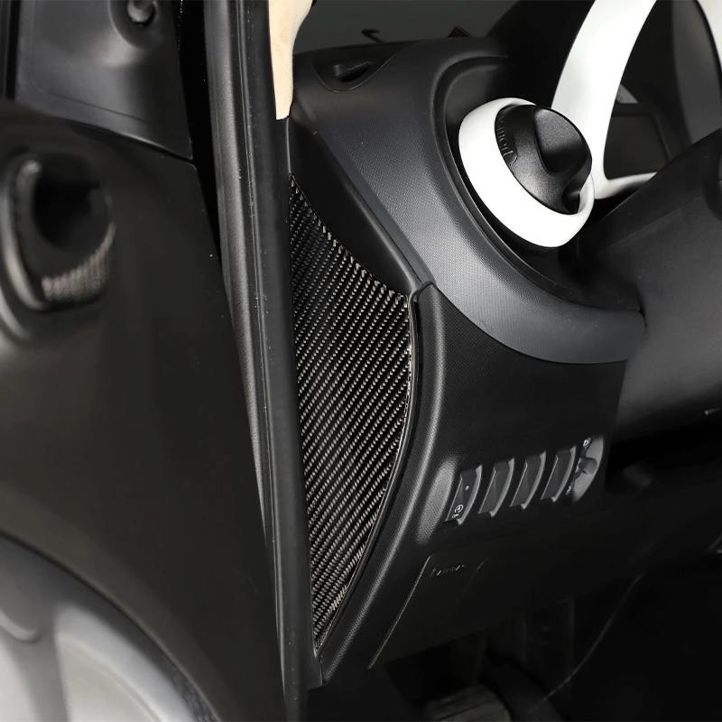 

Для Benz Smart 453 Fortwo 2015-2019 аксессуары для стайлинга автомобиля углеродное волокно украшение интерьера автомобиля модификация крышка наклейка