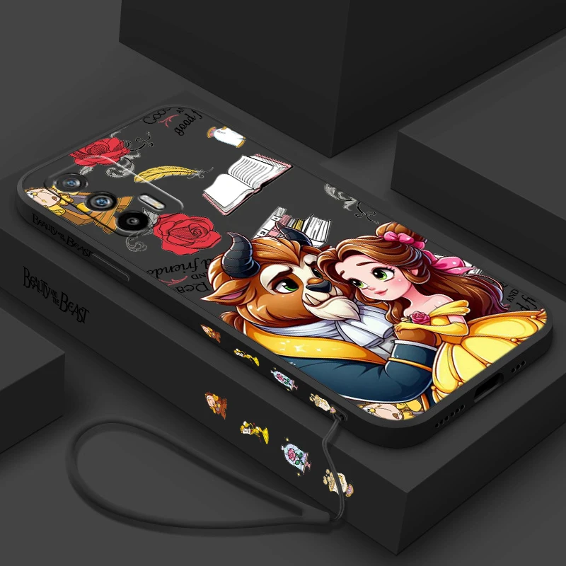 Симпатичный телефон Красавица и чудовище модель телефона для OPPO Realme 11 10 9 8 7 6 5 i Pro