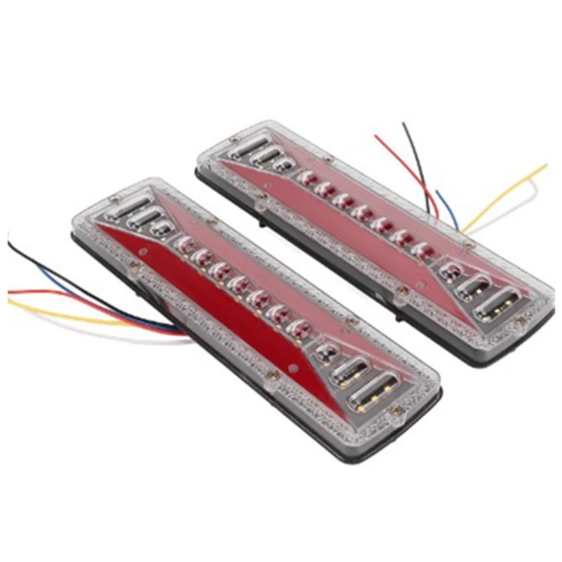 1 PCS 12V Taet Light LED Dynamic Truck Lights ABS Rear Brake Signal TRACK TRACTOR LIGHT TRAILER BUS