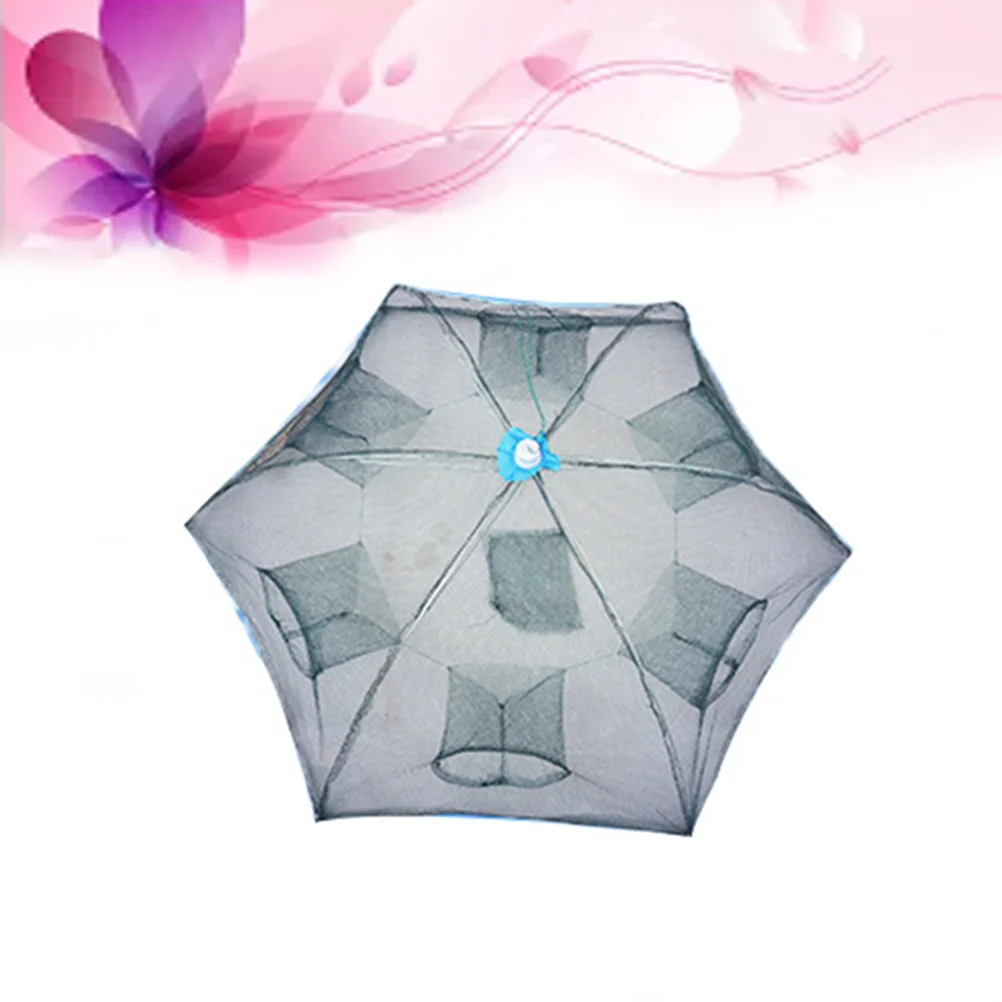 

Fish Casting Cage Auto Folding Bait Cast Portable Auto Folding Bait Cast Fishing Landing Net Crab Cast Fishing Bait Net