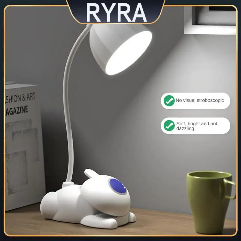 

3-уровневая прикроватная лампа, ночник с регулируемой яркостью, 360 градусов, настольная лампа из АБС/ПП, Письменная лампа, Гибкая Настольная лампа с зажимом, светодиодная лампа