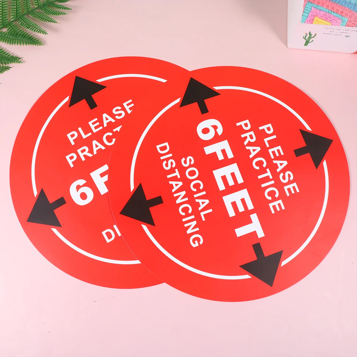 4 шт. наклейка сохраняющая расстояние школьные напольные наклейки