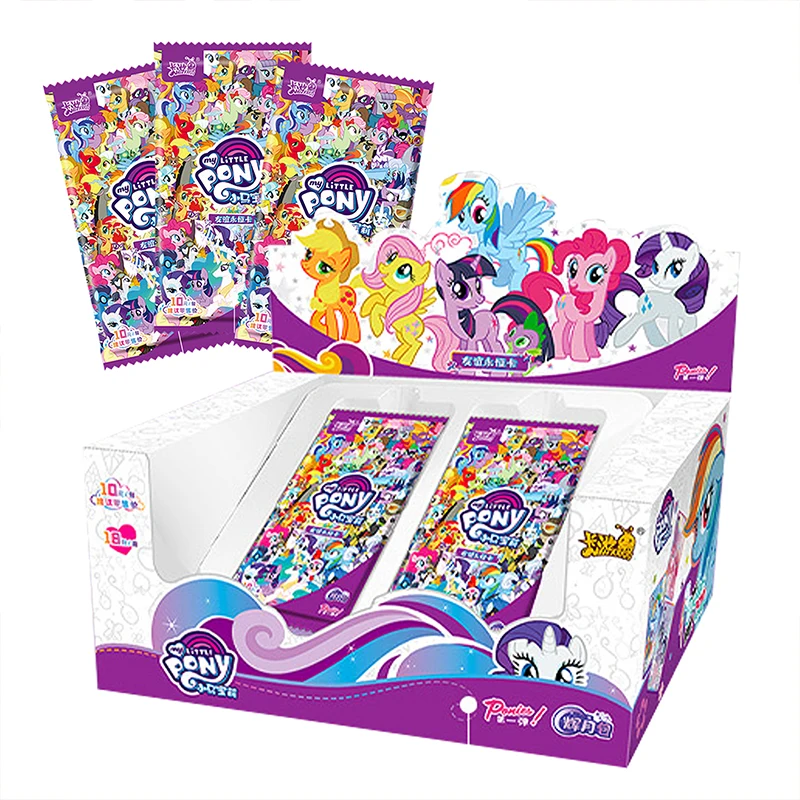 My Little Pony: Friendship Is Magic Collectible Cards Board Game Original Anime Card SSP BronzingFlash Cards Toys Gifts for Kids