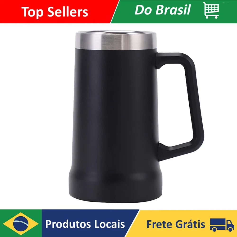 

709ML 304 Steel Stainless Steel Beer Cup Double Layer Insulation Thermal Mug