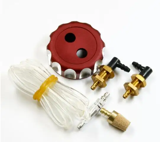 Алюминиевая крышка для топливного бака с ЧПУ, полный источник питания и соединительный аксессуар для бензинового/бензинового масла, крышка Mayatech CoolPower COSMO, верхняя мощность