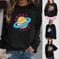 crewneck womans hoodies casual sweatshirts spring autumn loose female comfortable pullovers fashion all match streetwear