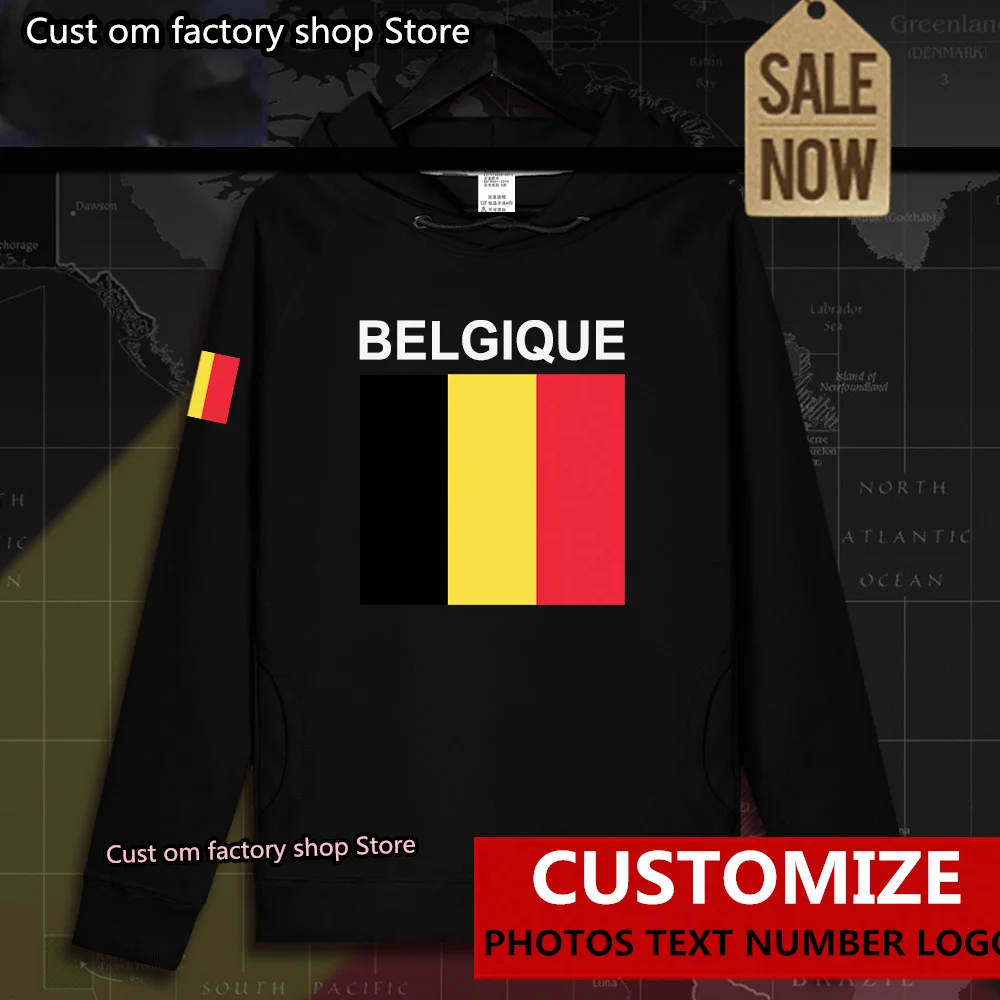 

Belgium Belgian Belgique BEL mens hoodie pullovers hoodies men sweatshirt streetwear clothing hip hop tracksuit nation flag Spri