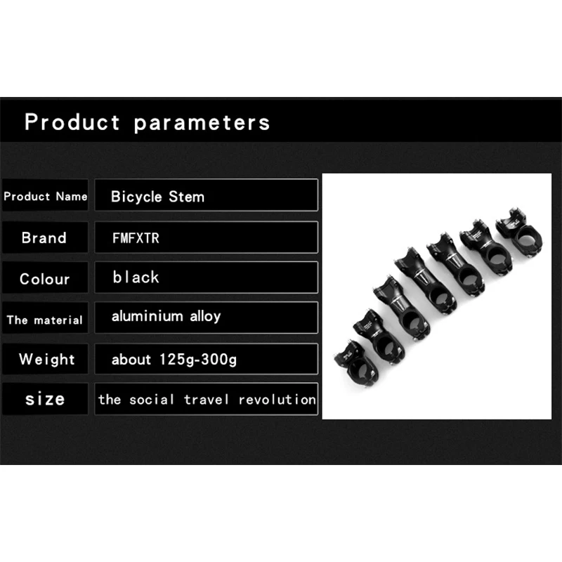 Велосипедный стержень FMFXTR 7 градусов 25 4/31 8 мм подножки для горного и шоссейного