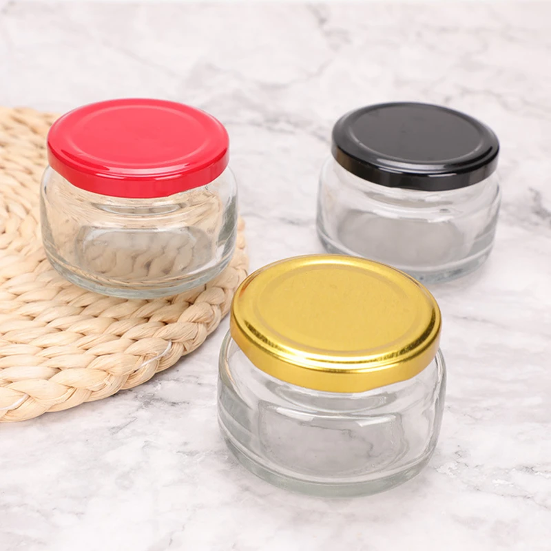 

X120, круглые стеклянные банки для хранения маринок, 100 мл