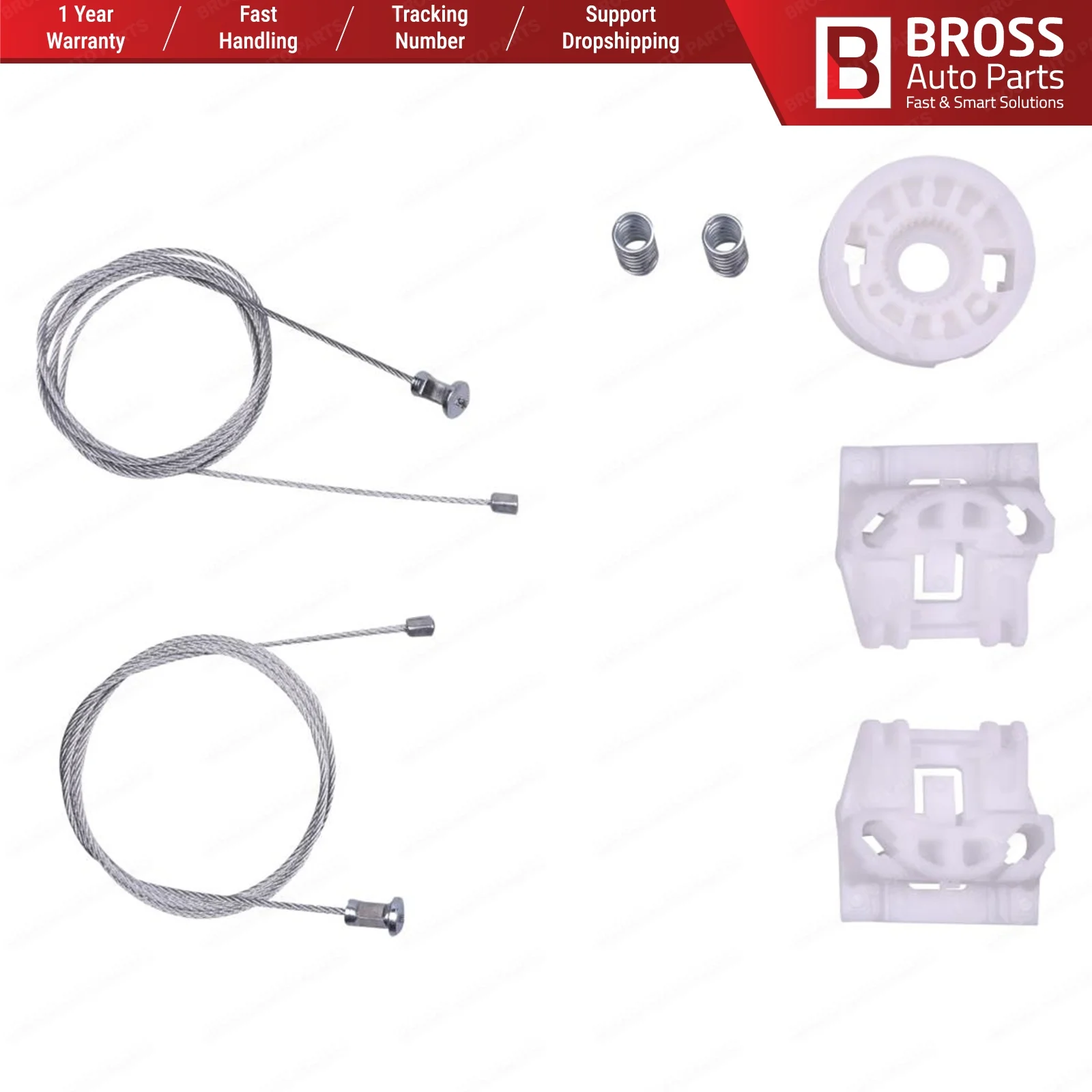 Bross BWR619 электрический регулятор мощности для окон Ремонтный комплект передняя
