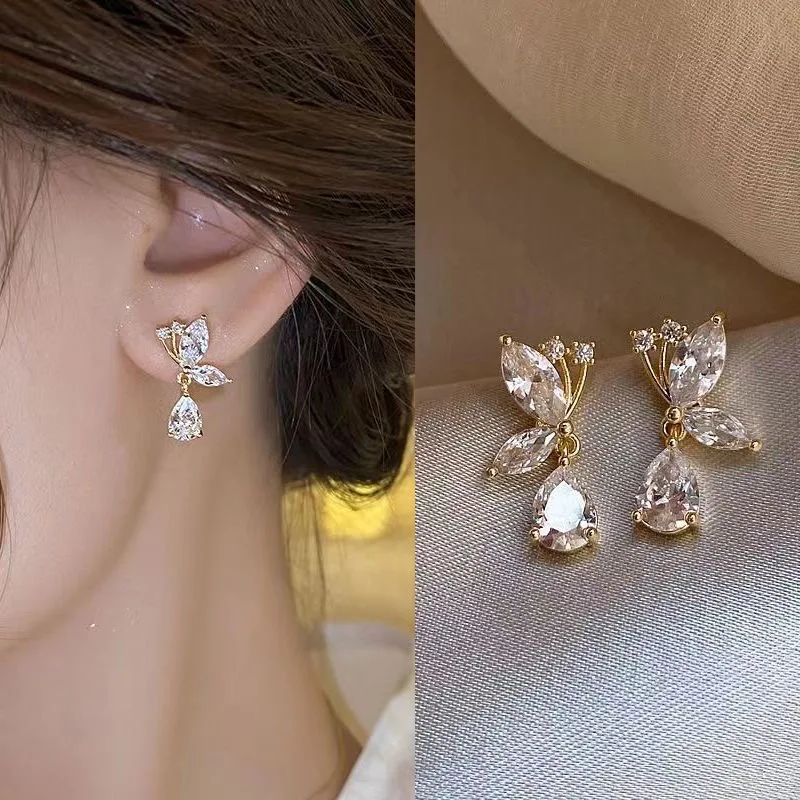 

New Fashion Trend Unique Design Elegant Exquisite Light Luxury Long Tassel Earrings Women Jewelry Party Premium Gift Wholesale