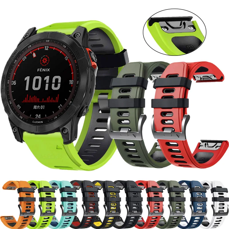 

Новые мужские часы, мягкий силиконовый ремешок для быстрой фиксации, ремешок на запястье для Garmin Fenix 5X 5 Plus Sport Smart Hand Chain Correa 6X 6Pro 935 3HR