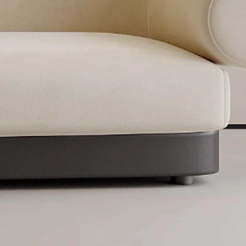 Двойные минималистичные диваны для гостиной бежевые дизайнерские итальянские