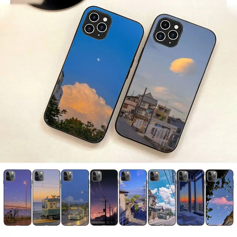 

Anime Scenery Phone Case For Iphone 7 8 Plus X Xr Xs 11 12 13 Se2020 Mini Mobile Iphones 14 Pro Max Case