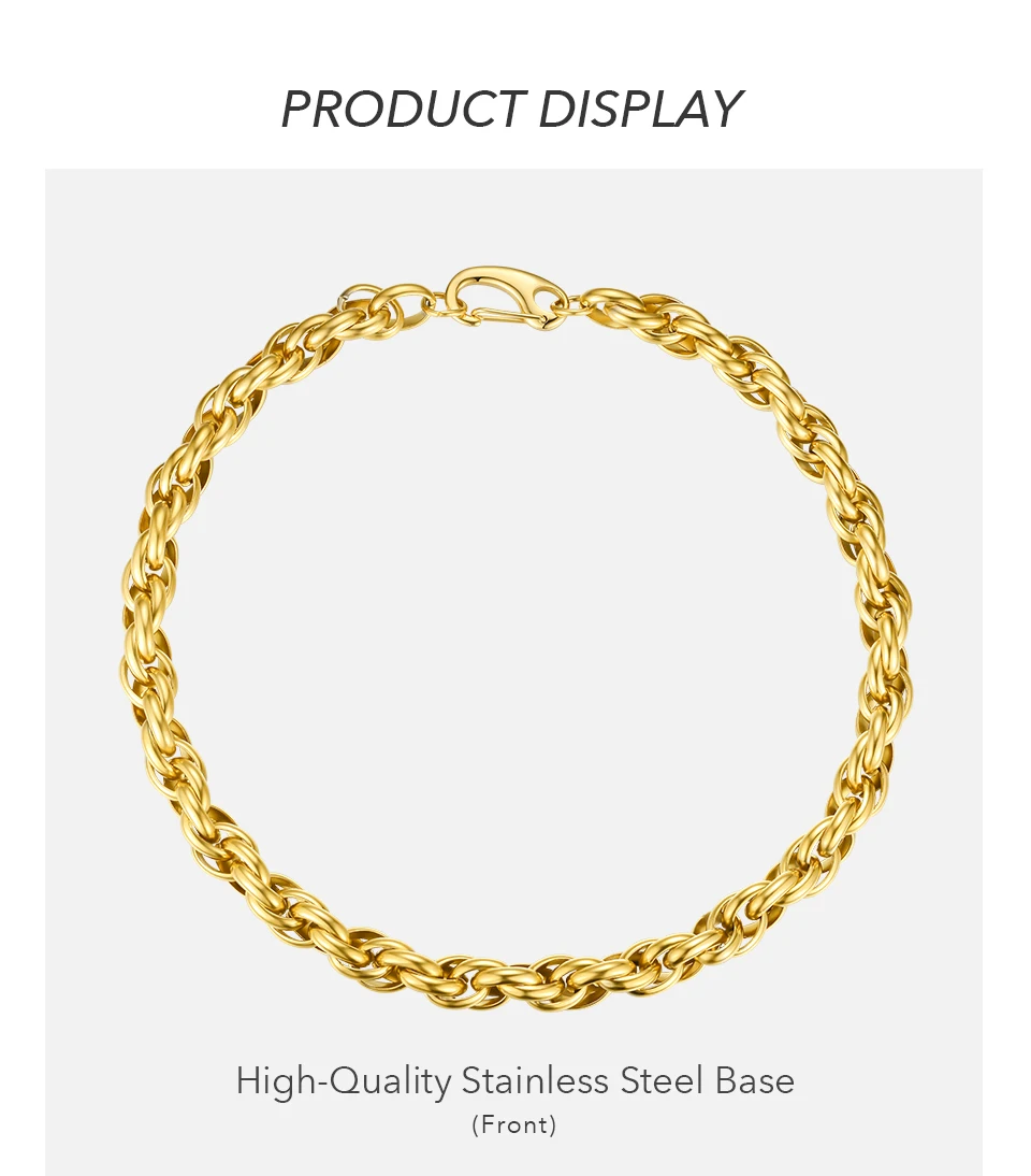 Ожерелье-цепочка из нержавеющей стали 18 К P203123