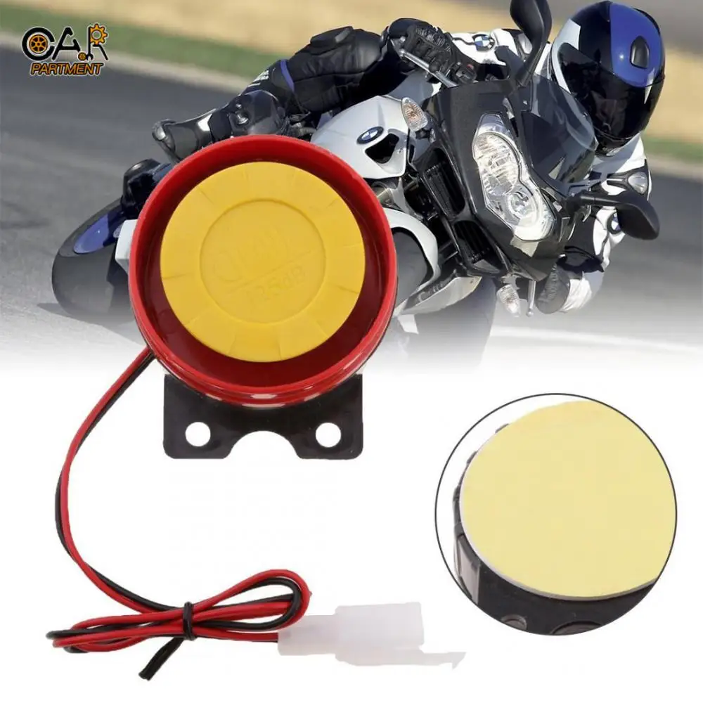 

Маленький Электрический звуковой сигнал 12 В, Портативный Универсальный Прочный автомобильный аксессуар, автомобильный звуковой сигнал для грузовика, детали интерьера автомобиля