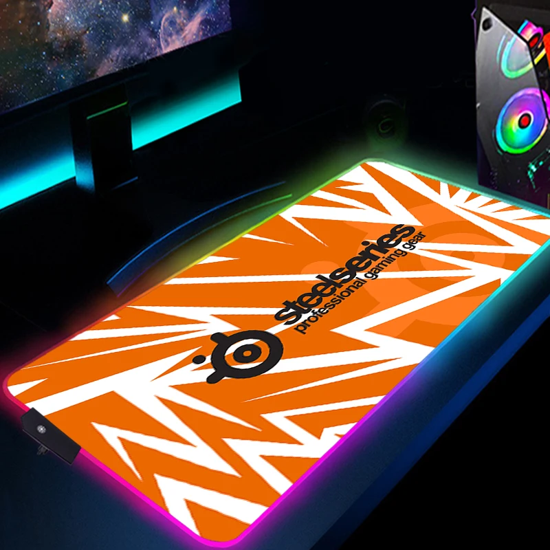 

SteelSeries Custom Mouse Pad Kawaii Pc Gamer Anime Accessories Desk Carpet Computer Mat Mousepad Rgb Keyboard Table Mause Gaming
