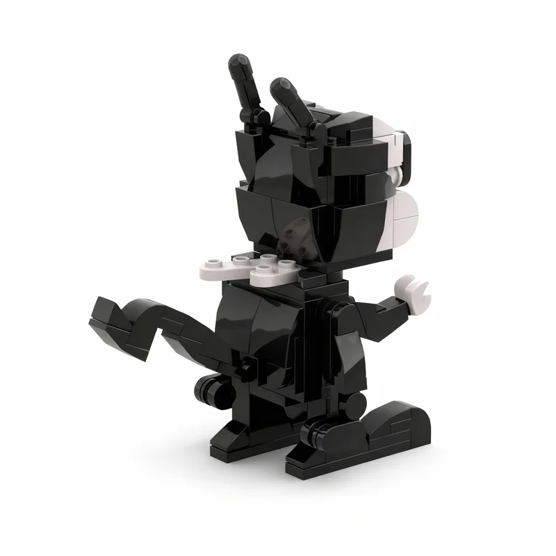 Набор строительных блоков MOC Krazy Kat, 123 детали, развивающая игрушка, конструктор, рождественский подарок, креативный подарок на день рождения для детей (art.: 3920dc83024be) - 3920dc83024be