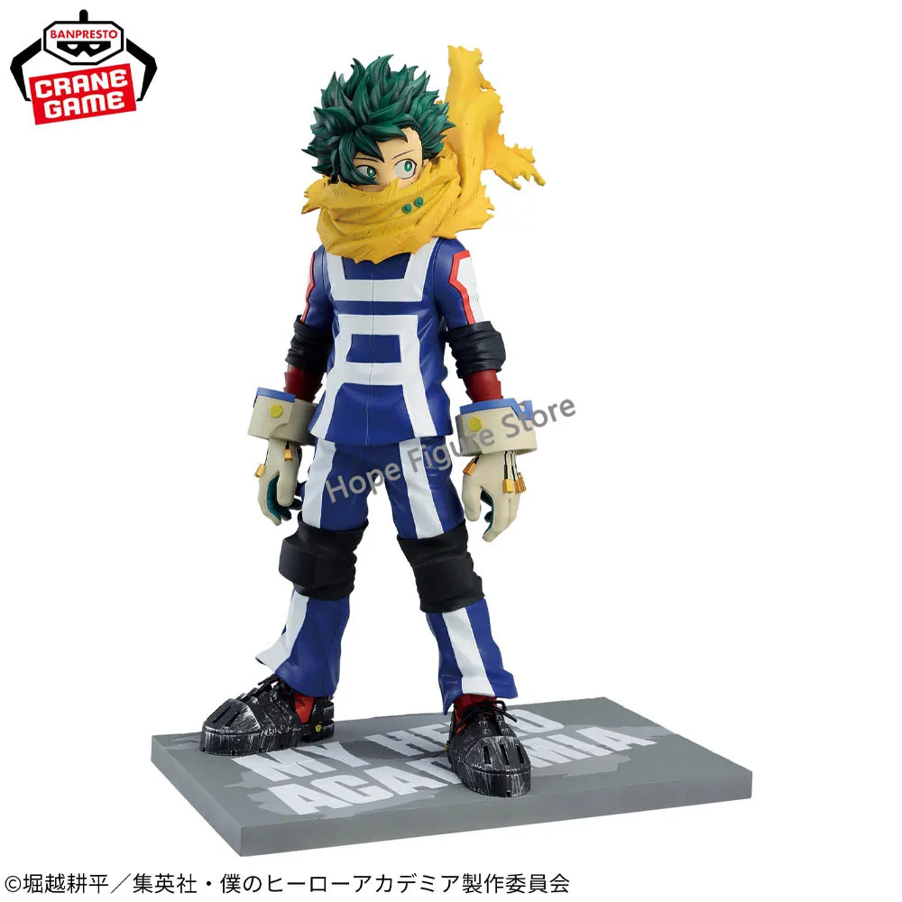 Фото В наличии оригинальная фигурка BANPRESTO 7TH SEASON FIGURE My Hero Academia Color Izuku Midoriya, аниме-модель, оригинальная игрушка в штучной упаковке №2