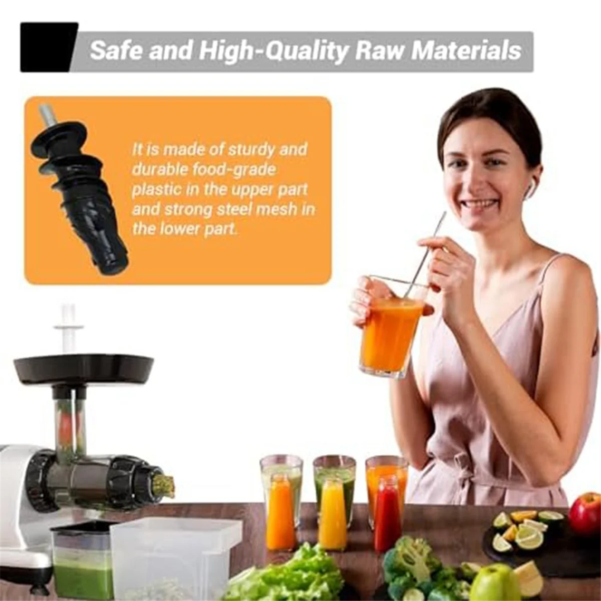 Запасные части для соковыжималки 8006 совместимый с шнеком подруливающее