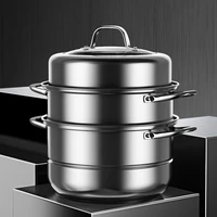 stainless steel steamer cooker food noodle roll egg milk multi dim sum cookware boiler induction kitchen dampf topf cooking pot