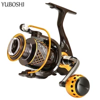 yuboshi new 1000 7000 series folding rocker spinning reel tackle gear ratio 5 21 high speed ultra lightweight fishing reel