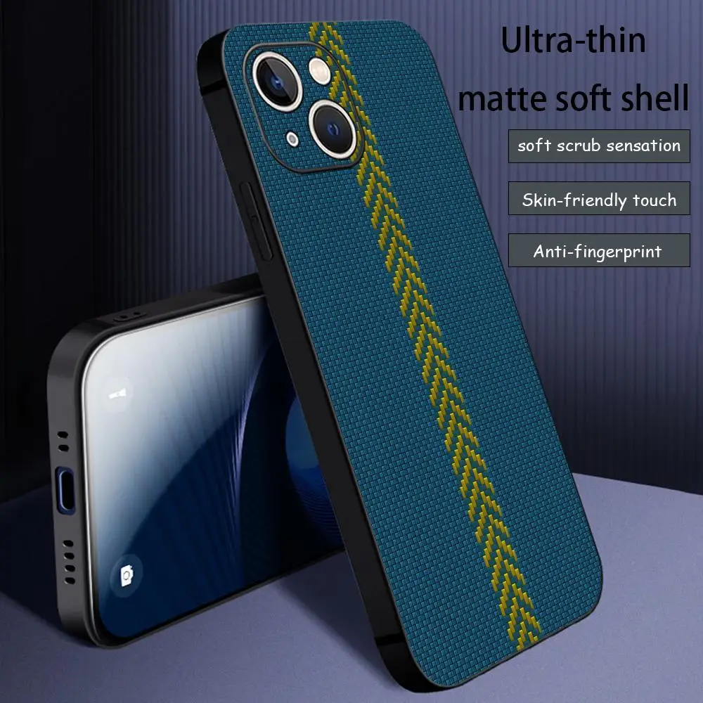 Чехол для телефона PITAKA с дизайнерским узором для iPhone 17, 16, 15, 14, 13, 12 Plus, Mini, Pro, Max, мягкий, черный, противоударный (art.: 3920dc74dc730) - 3920dc74dc730