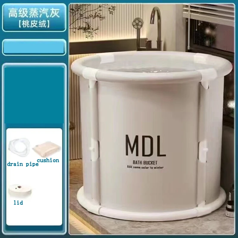 Складная Ванна круглая портативная пластиковая стандартная ванная комната