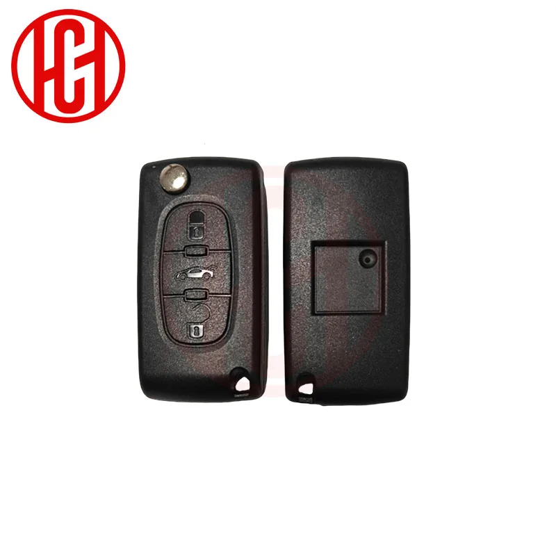 Фото ID46 чип 433 МГц ASK HU83 VA2 для Citroen C2 C3 C4 C5 C6 Xsara Berlingo для Peugeot 207 307 308 407 607 807 откидной дистанционный автомобильный ключ №2