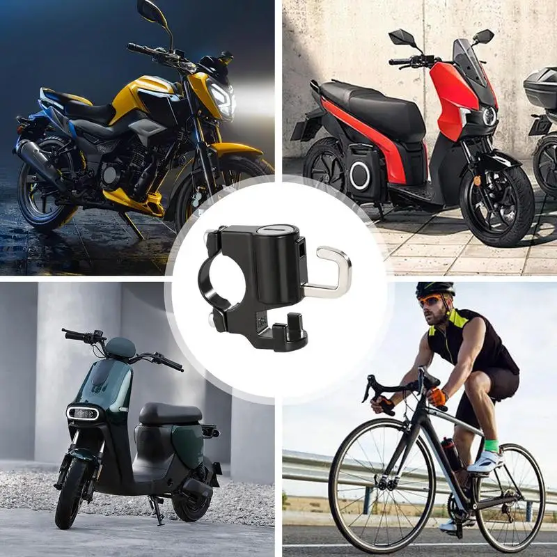 Замок для руля скутера с 2 крючками