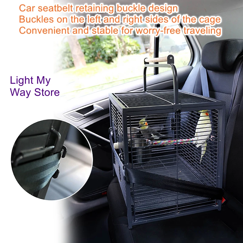 Домашняя вынимающаяся вне дома железная птичья клетка Xuanfeng пион Тигр жемчуг Вэнь