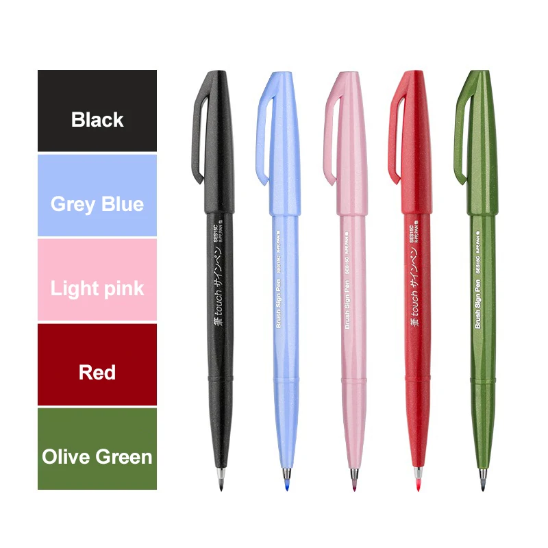 

Пентель Цветная кисть SES15C 24 цветов