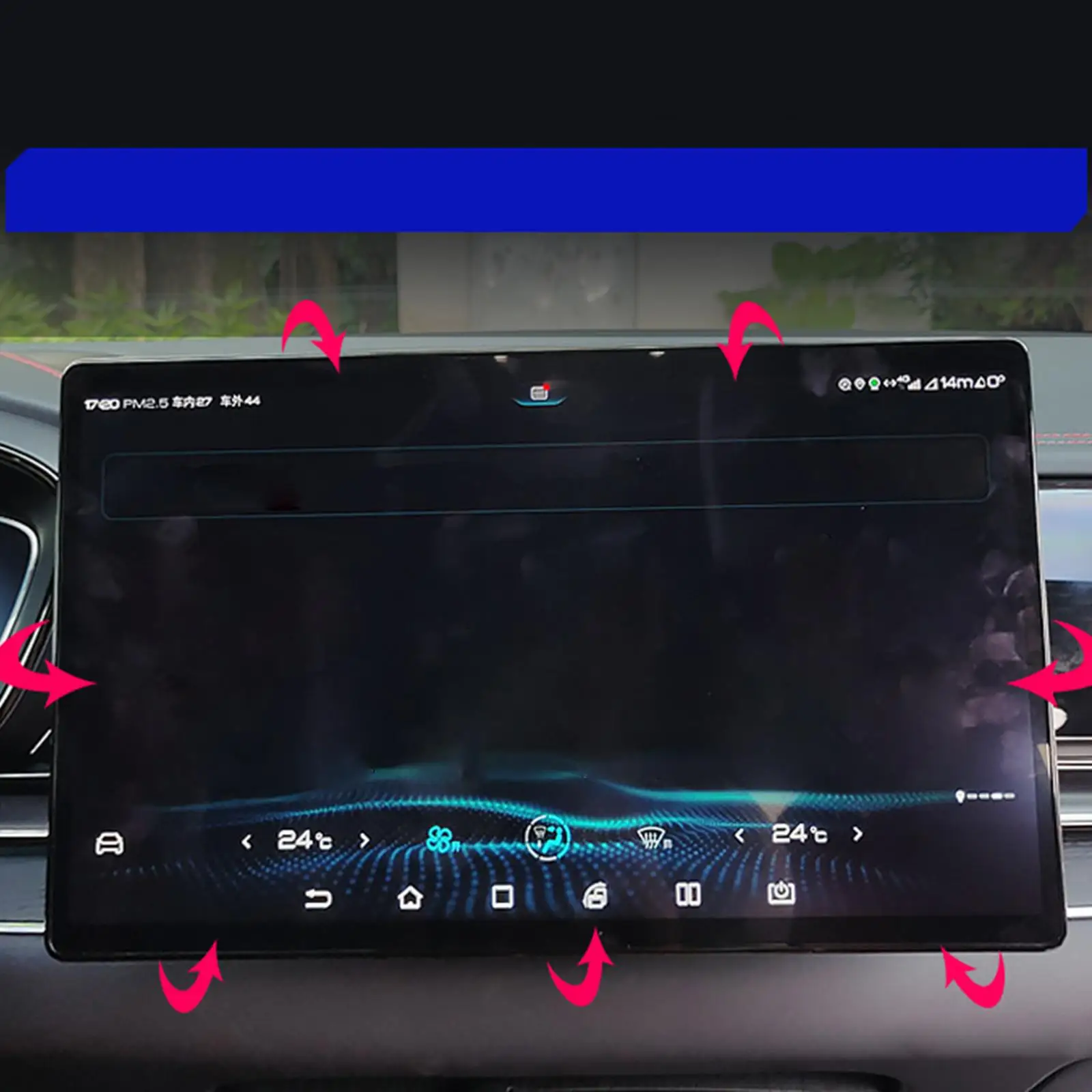 

Screen Rotating Holder Central Console Vehicle Mount Stable Replaces ,Easy Installation ,Stand