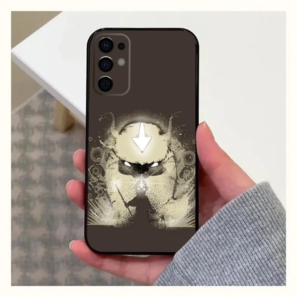 Appa Yip Avatar Phone Case For Samsung S24 S21 S22 S23 S30 Ultra S20 Plus Fe Lite Note 10 9 5G Black Soft Cover