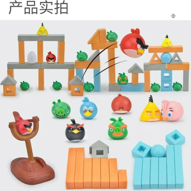 Новые креативные Мультяшные головоломки с птицами строительные блоки для