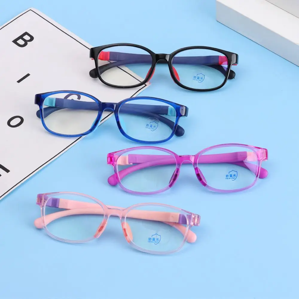 

Rays Vision Care Blocking Reflective Soft Frame Goggle Kids Eyeglasses Silicone TR Eyewear Anti-blue Light Glasses
