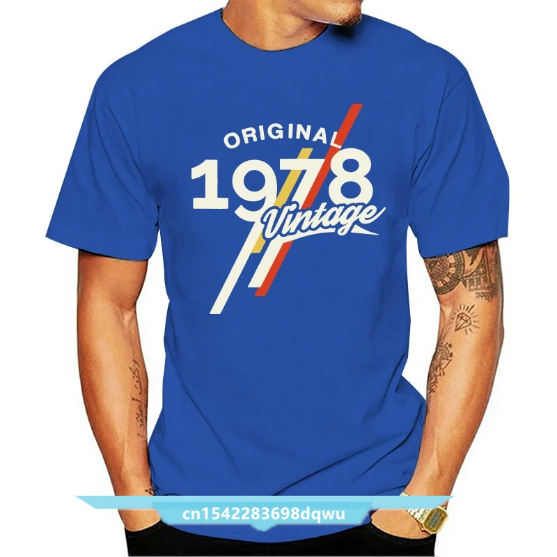

Unisex 1978 New Arrival T Shirt Men Clothing Comfortable All Letters 100% Cotton T Shirt 5xl High Quality Top