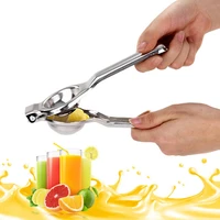 304 stainless steel portable lemon orange manual fruit juicer mini lemon maker squeezer citrus raw hand pressed juice maker